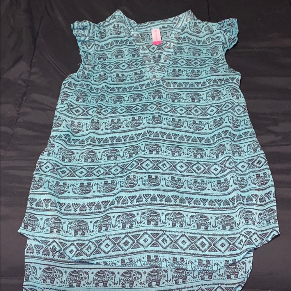Green Elephant Blouse